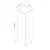 Hanah Home Garderober Minar Kale-8657, 45x190x52 cm, Belo-crni