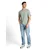 TOM TAILOR DENIM Majica pastelno zelena/marelica/bela