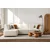 Atelier del Sofa Ugaona garnitura na razvlačenje S-Loft Left, 206 x 290 cm, Bela