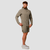 GymBeam Pulse Running Jacket Vetiver