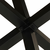 Blagovaonski stol O 110 x 75 cm masivno grubo drvo manga