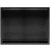 bathroom shelf 30x30 matte black
