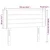 LED uzglavlje plavo 103x16x78/88 cm od tkanine