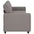 vidaXL Trosed kavč taupe 220x77x82 cm blago