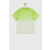 Otroška bombažna kratka majica Fila zelena barva