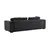 Venture Design Sofa postelja Bellman 250x95x78 cm siva