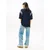 Tommy Jeans Majica VARSITY marine/bela