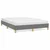 vidaXL Posteljni okvir temno siv 160x200 cm blago