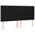 Vidaxl Box spring postelja z vzmetnico črna 160x200 cm blago