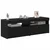 TV ormar 2 pcs Crni hrast 60 x 35 x 40 cm Konstruirano drvo