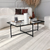 Hanah Home Klub sto Sun S408 94x35x64cm Crni