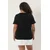 Trendyol Curve Ženska majica TBBSS25BF00065, Crna