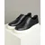 Muške kožne cipele 229, Debeli đon,Crne