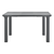 [casa.pro]® Vrtni stol sa 6 stolica- sa ratan efektom (tamno siva)