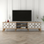 HANAH HOME TV polica Class Walnut White