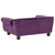 Sofa za pse bordo 72 x 45 x 30 cm plišana