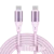 shumee USB Type C - USB Type C kabel 100 W 1 m silikon roza Kruger&Matz Basic