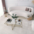 Hanah Home Klub sto Sun S410 94x35x64cm Zlatni