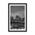 Plakat s paspartujem črnobeli most v Brooklynu - 40x60 no frame