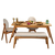 Hanah Home Trpezarijski set Touch (2S-1B) v2, Hrast-bež