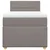 Vidaxl Box spring postelja z vzmetnico taupe 90x200 cm blago