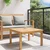 Kava Stol Smeđa 60 x 60 x 36 cm Čvrsto teak drvo