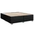 vidaXL Box spring postelja z vzmetnico črn 200x200 cm blago
