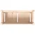 Vrtna sadilica s nogama 70 x 31 x 70 cm od masivne borovine