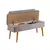 HANAH HOME Trpezarijski set Vina 0701 4 AtlanticGrey