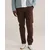 WE Fashion Chino hlače temno rjava