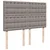 Vidaxl Box spring postelja z vzmetnico taupe 160x200 cm blago