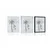 Plakat narisani regrat - 30x45 silver