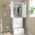 SMASTAD / PLATSA Garderober, bela bela/s 4 fioke, 60x57x181 cm