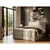 Siva boxspring postelja s prostorom za shranjevanje 200x200 cm Caya – Maison de Reve