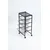 Hanah Home stalak sa korpama Zest, 41,5 cm, crni