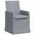 Trpezarijske stolice 2 pcs Svjetlosiva 57 x 67 x 95 cm tkanina