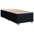 vidaXL Postelja boxspring z vzmetnico Črna 100 x 200 cm Blago