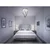 LED kristalno plafonsko svetlo NAURU LED/30W/230V prečnik 40 cm hrom/crna + daljinski upravljač
