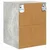 Vidaxl Viseča omarica Betonsko siva 30 x 29,5 x 40 cm Konstruiran les