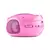 AUNA ROADIE BOOMBOX, roza, CD, USB, MP3, AM / FM radio, Bluetooth 2.1, LED efekt u boji