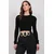 Trend Alacati Stili Ženska bluza Alc-X14924, Crna