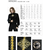 Moška srajca DEVIL FASHION - Gabriel Gothic Embroidered Chiffon - SHT02301