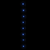LED traka s 2000 LED žarulja plava 200 m PVC