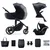 Kinderkraft Kolica za bebe 3u1 Prime 2, Crna