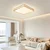 Brilagi - LED prigušiva svetiljka MOLINA SQUARE LED/80W/230V hrast 60x60 cm + daljinski upravljač