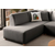ATELIER DEL SOFA Ugaona garnitura S Loft Left Anthracite