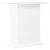 Stalak za akvarij Bijeli 75x36x72,5 cm Konstruirano drvo