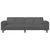 Sofa Tamno siva 250 x 77 x 76 cm Kordura tekstil