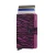 Usnjena denarnica Secrid Miniwallet Zebra Fuchsia roza barva