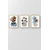 Wallity slika 3Dartsoho97, 3 dijela, 33 x 48 cm
